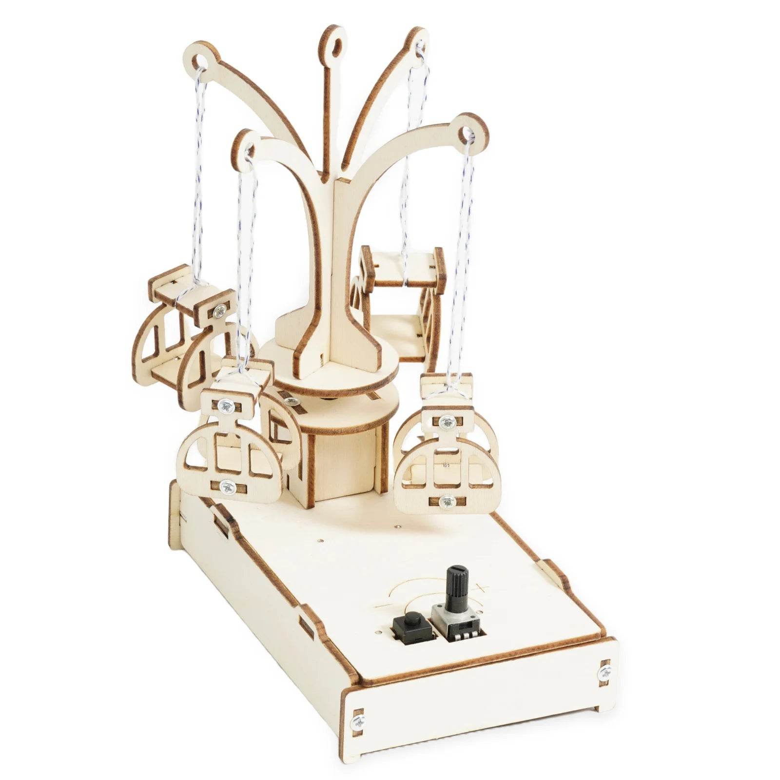 Science Experiment Kits Wooden Revolving Chair Building Set Rotating Flying Chair for Kids Teens Ages 8 9 10 11 12 Years Old - ToylandEU