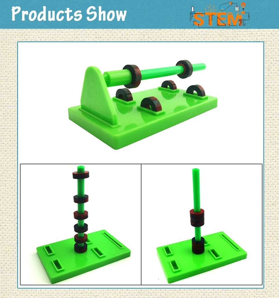 Science Physical Experiment Homemade Magnetic Levitation Suspension DIY Materials Home School Educational Kit for Kids Students - ToylandEU