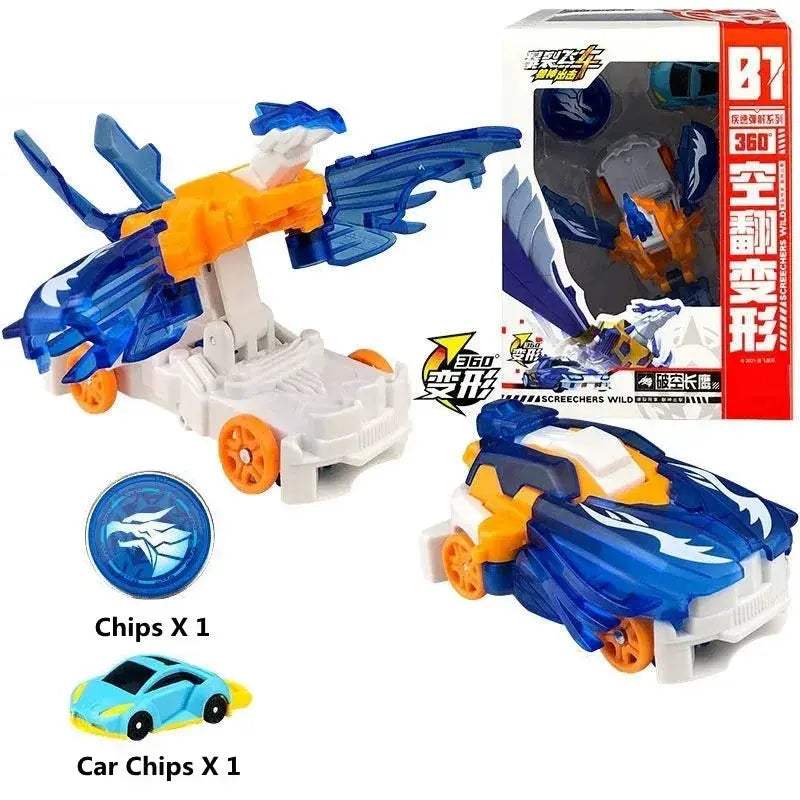 Screechers Wild Deformation Car Action Figure Transforming Robot - ToylandEU