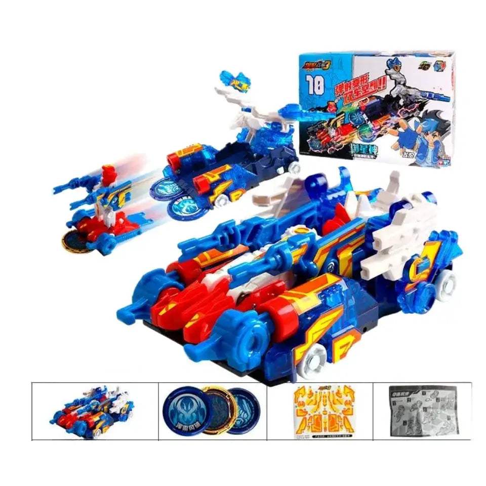 Screechers Wild Deformation Car Action Figure Transforming Robot - ToylandEU