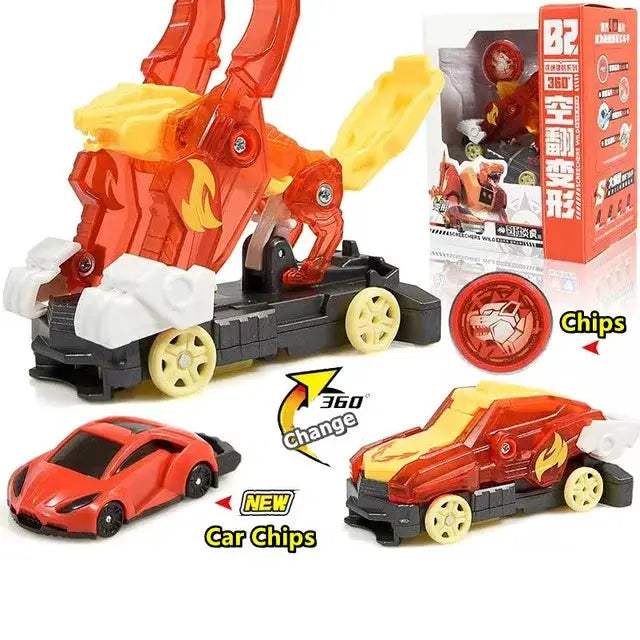 Screechers Wild Deformation Car Action Figure Transforming Robot - ToylandEU