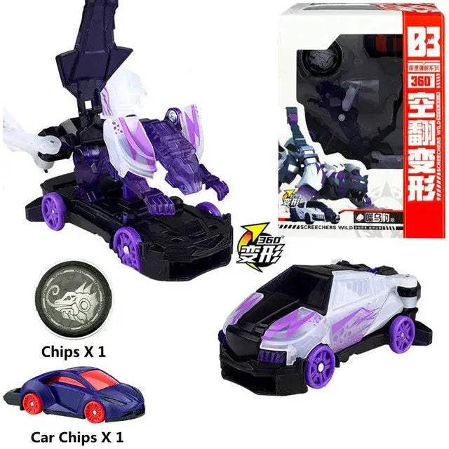 Screechers Wild Deformation Car Action Figure Transforming Robot - ToylandEU
