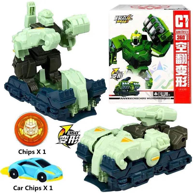 Screechers Wild Deformation Car Action Figure Transforming Robot - ToylandEU