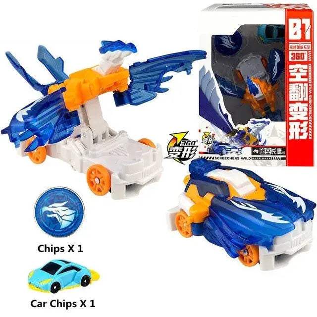 Screechers Wild Deformation Car Action Figure Transforming Robot - ToylandEU