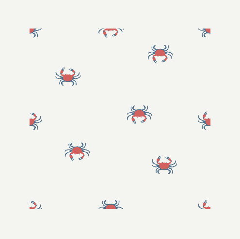 Girls Tank Twirl Dress | Pure Organic Cotton | Crab Print | Toddler Summer
