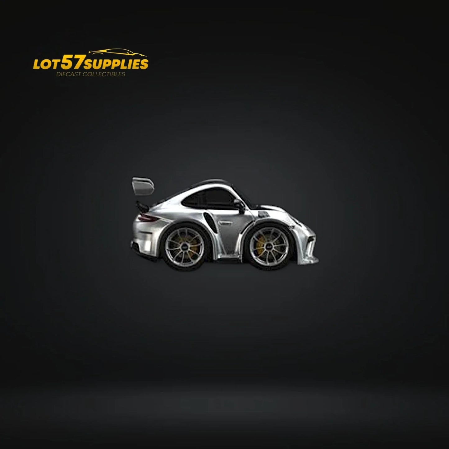 MINICRAFTSMAN 911 GT3 RS Egg Cart SILVER Limited to 299 PCS 1:64 Resin - ToylandEU