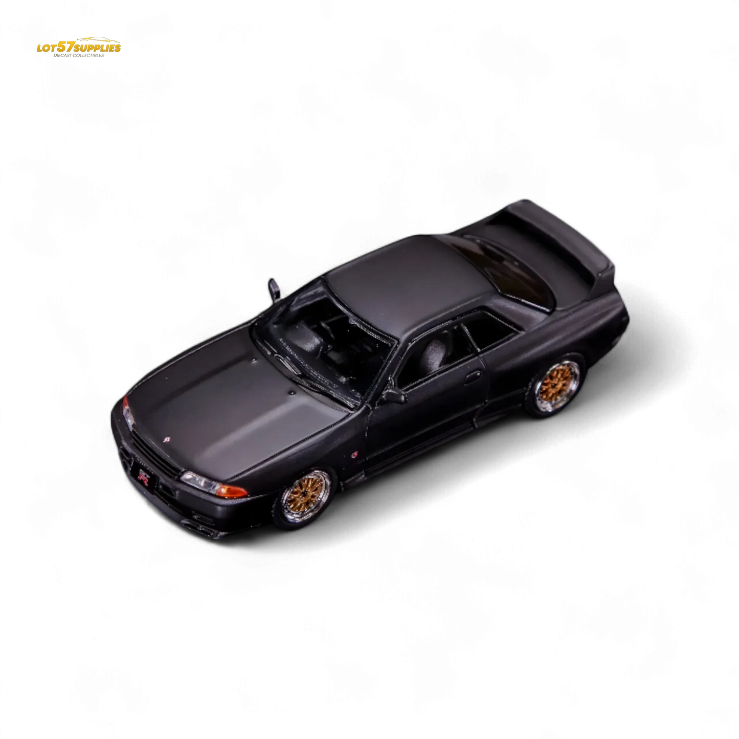 Inno64 Nissan Skyline GT-R R32 Matt Black "THE DIECAST COMPANY" Special Edition 1:64 IN64-R32-MB - ToylandEU