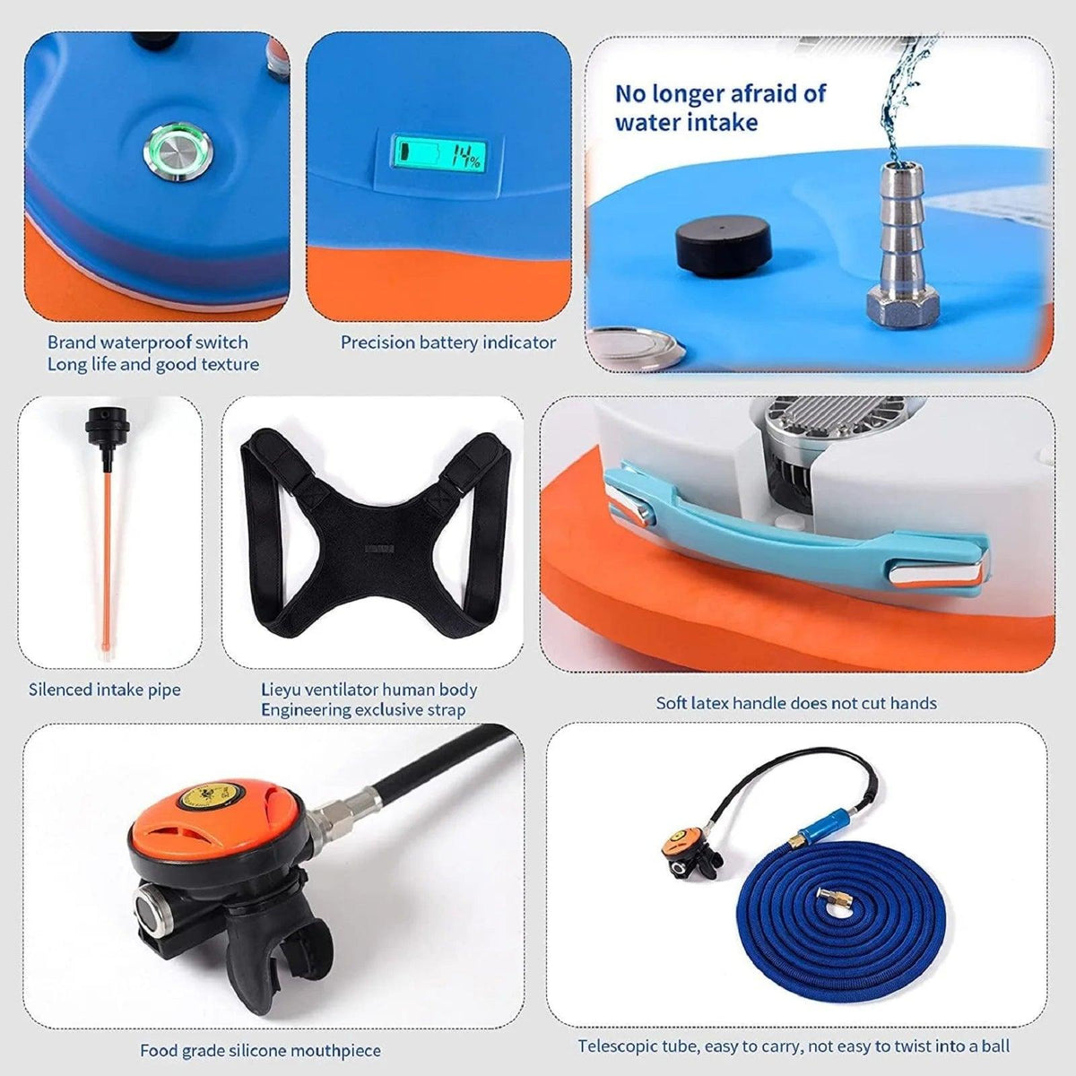 Scuba Diving Ventilator | 52500mAh | Toylandeu™