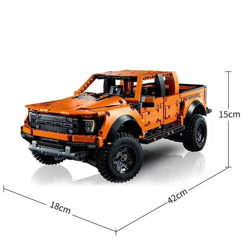 1379Pcs Technical 42126 Ford Raptors F-150 Pickup Truck Sports Car - ToylandEU