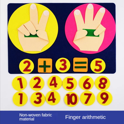 Felt Finger Numbers Math Toy Digital Educational Aids Children ToylandEU.com Toyland EU