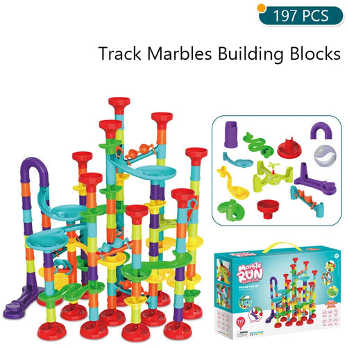 Marble Run Elevator Building Blocks Set for Kids ToylandEU.com Toyland EU