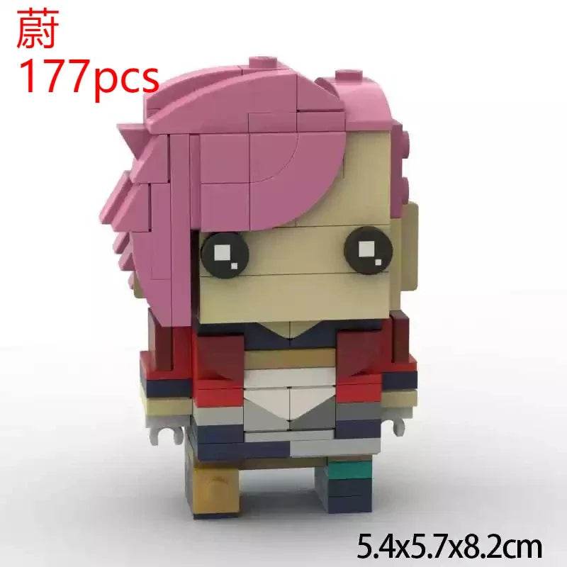 Battle Of Two Cities Moc Brickheadz Jinx Vi Ekko Toy Set - ToylandEU