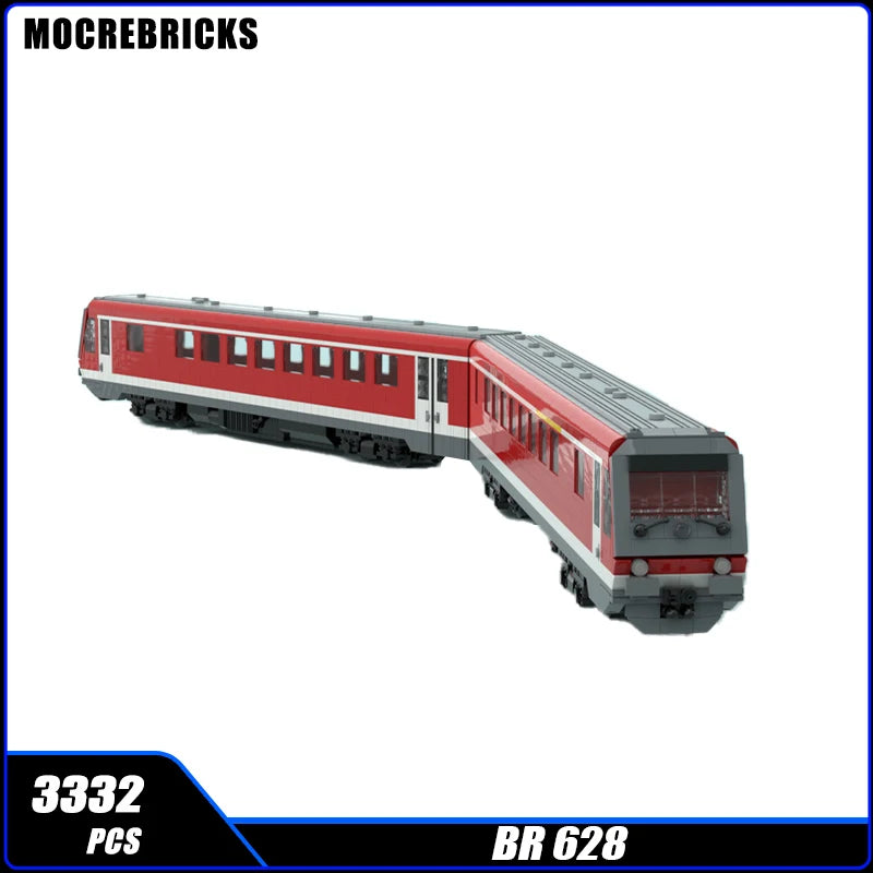 BR294 V90 Locomotive Building Block Model - City Railway Train