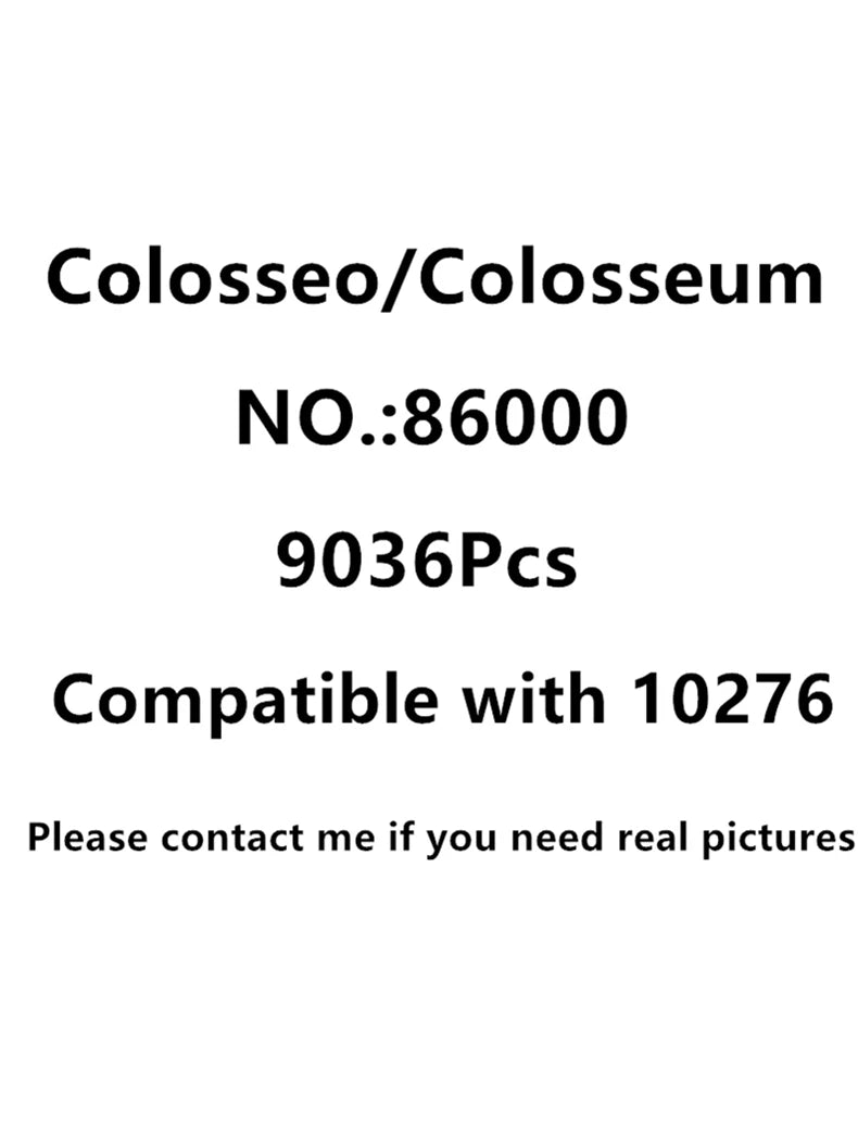 Roman Colosseum Building Blocks | 9036 Pieces | Architecture Model