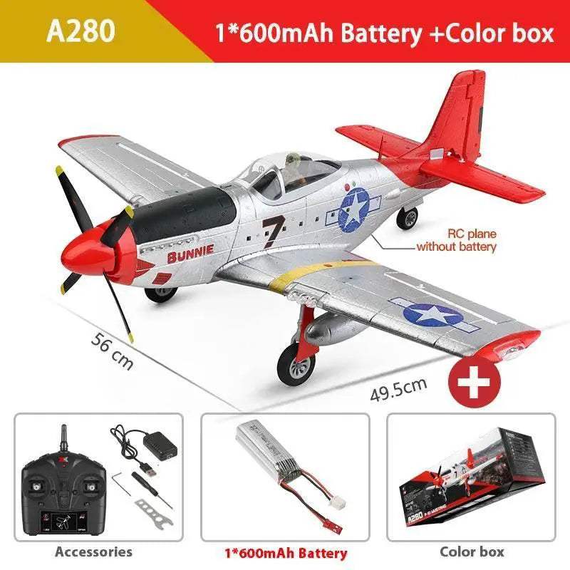 WLtoys XK A280 RC Plane 2.4G 4CH Aircraft for Kids - ToylandEU