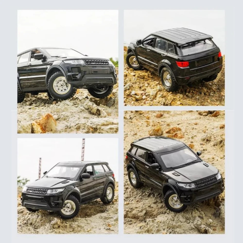 1/14 Scale 4WD RC Land Rover Truck with LED Lights for Off-Road Fun