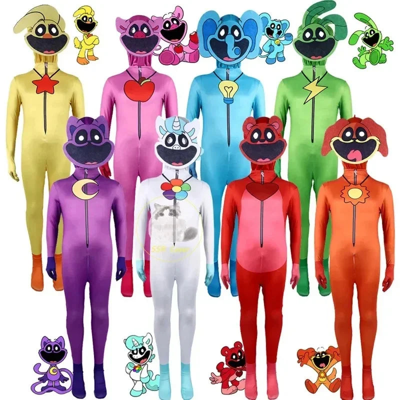 Catnap Cosplay Jumpsuit | Full Body Zentai | Unisex Party Wear | Adult Size