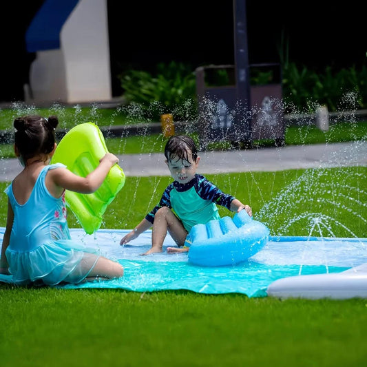 Inflatable Water Slide | Indoor Outdoor | Large Dual-Player