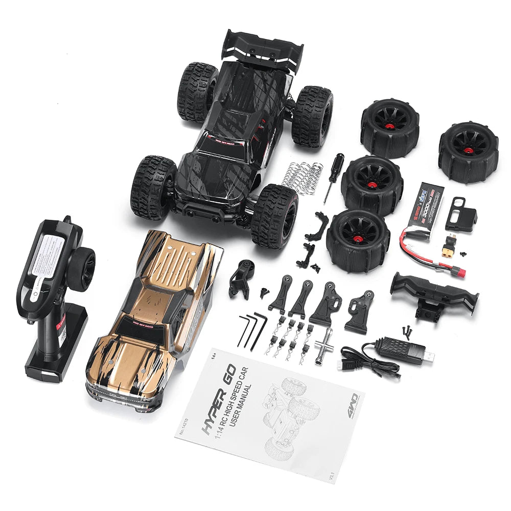 Brushless 1 To 14 Scale RC Car Delivers Lightning 55kmh
