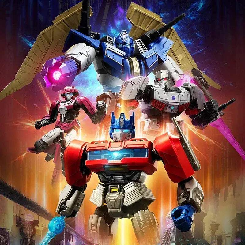Transformers Action Figures Collections, Nemesis Optimus Prime Bumblebee Mirage Megatron Scourge - CLOUDANIMESTUDIO