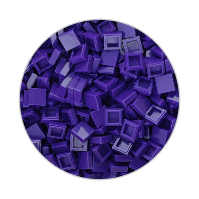Smooth 1x1 Building Blocks | MOC Pixel Particles | DIY Kids Set
