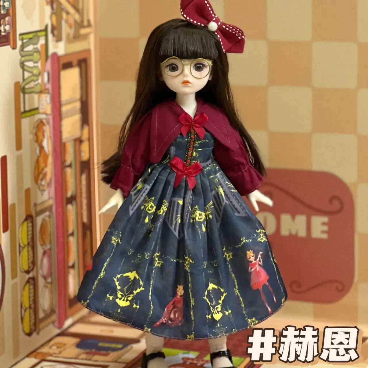 30cm Dolls For Girl Dolls 1/6 Starry Grey Blue Eyes Fashion - ToylandEU