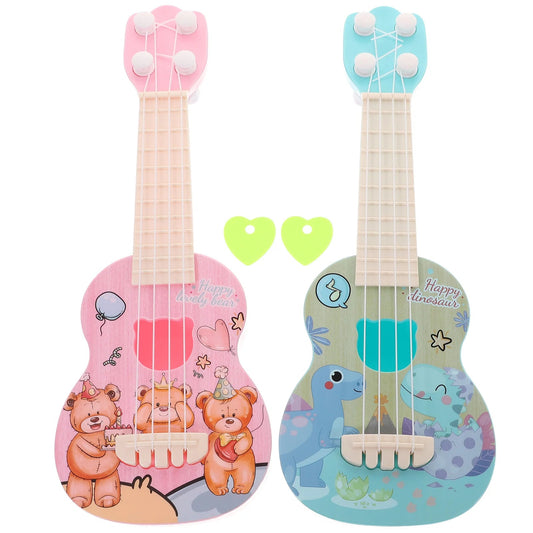 Mini Ukulele Musical Instrument Toy Set for Young Kids