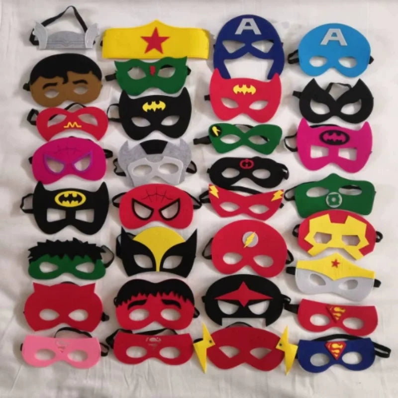 Cosplay Mask | Superhero Theme | Polyester Material | 32/28/10 Pcs/Lot