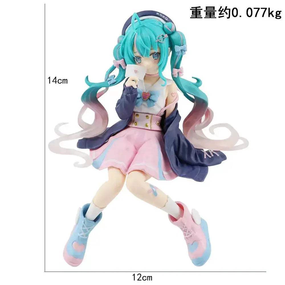 Hatsune Miku Anime Figure PVC Collectible Desk Decor For Fans - ToylandEU