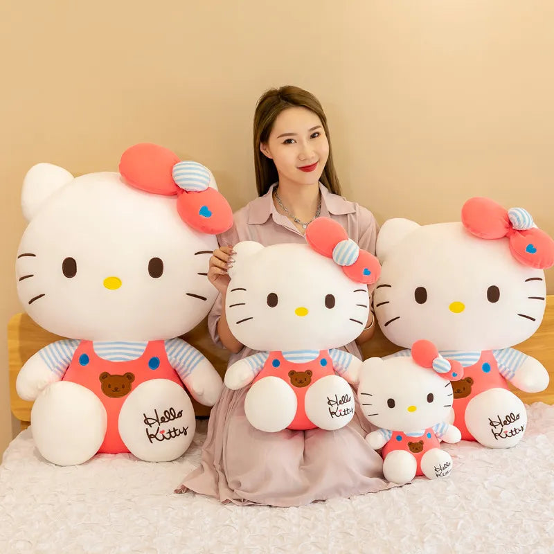 30-60cm Big Size Cute Hello Kt Plush Kawaii Sanrio Kitty Plush Doll - ToylandEU