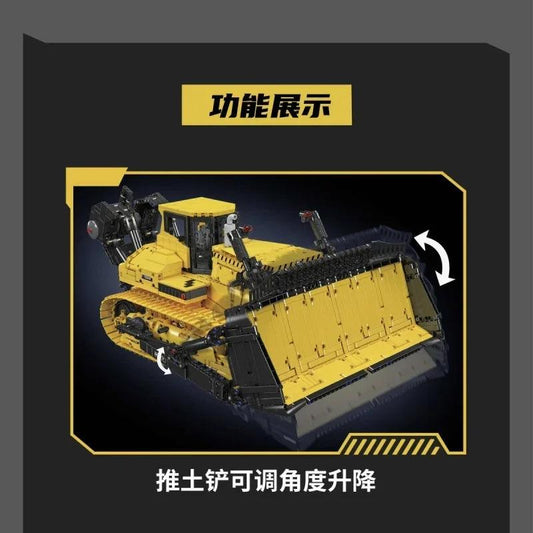 RC Bulldozer Building Block Set | Remote Control | Lego Compatible | 17049