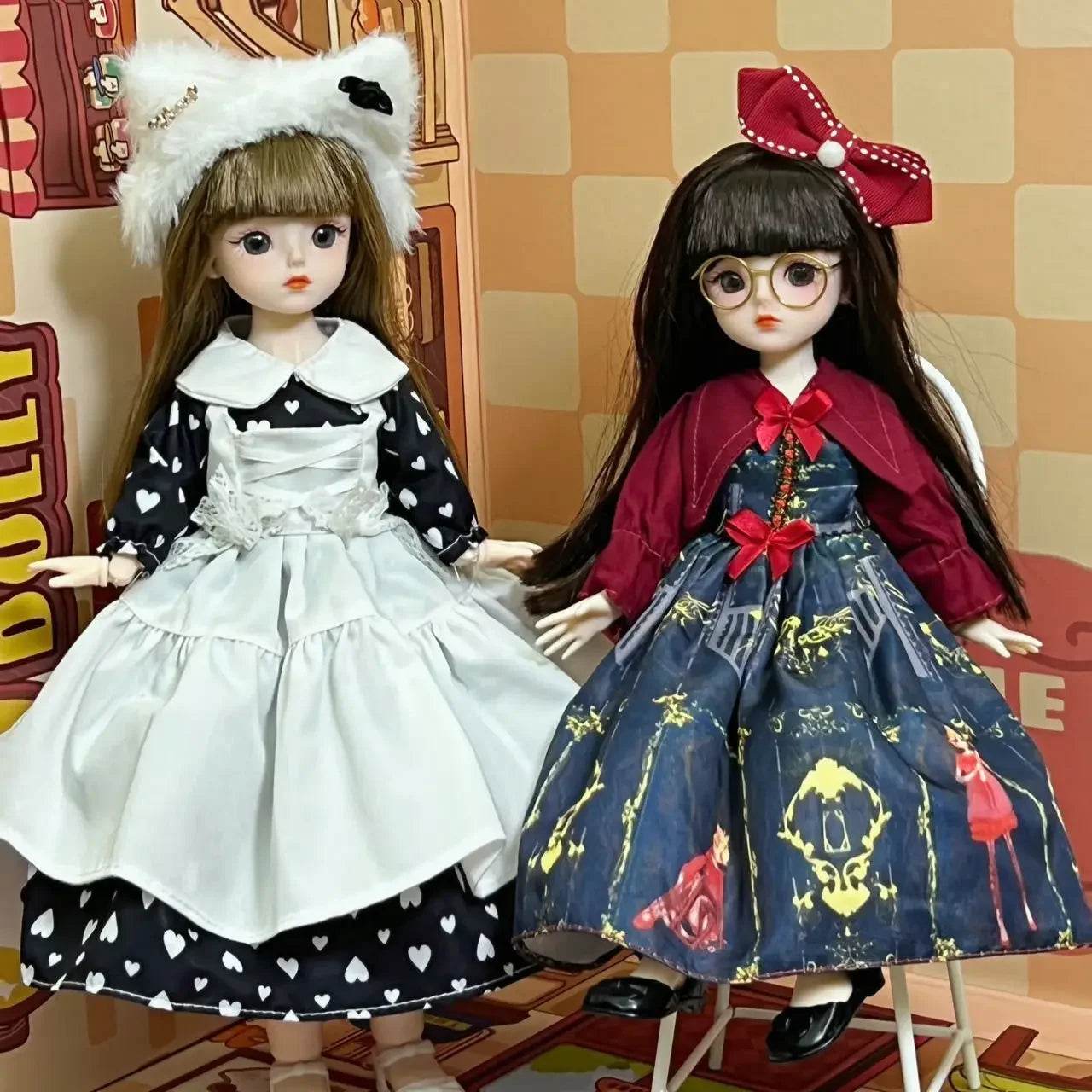 Ball Jointed Doll Toys Bjd Dolls 1/6 Starry Gray Eyes 30cm - ToylandEU