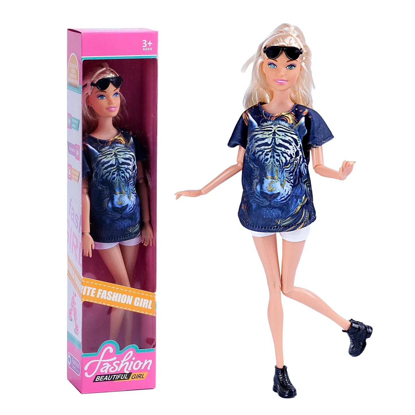 30cm BJD Doll With Moveable Joints And Deluxe Outfit