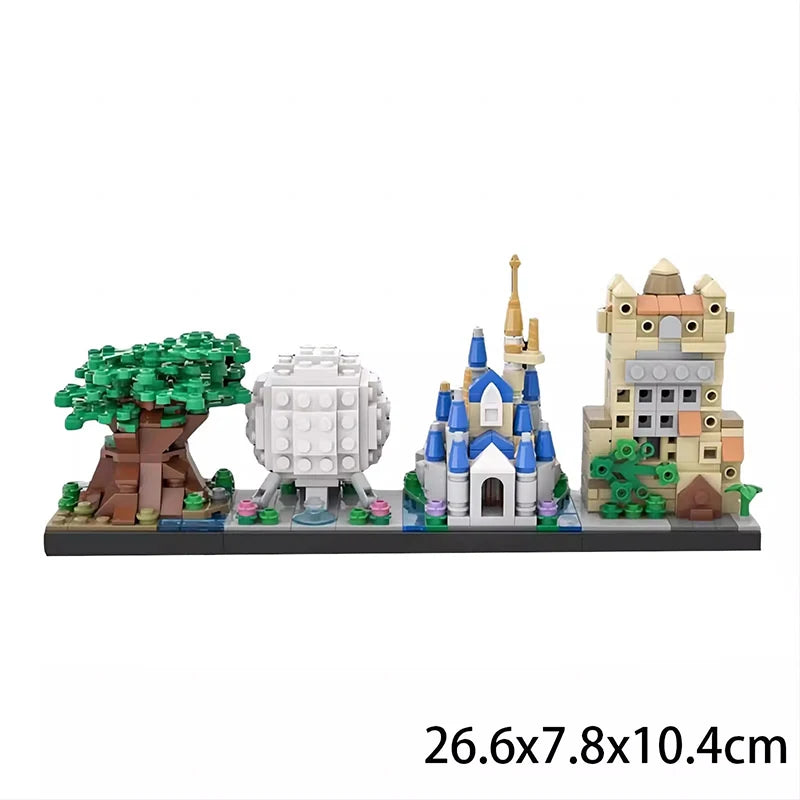 Lego Compatible Blocks Set | Fairy Tale Princess | City Skyline | Small Blocks