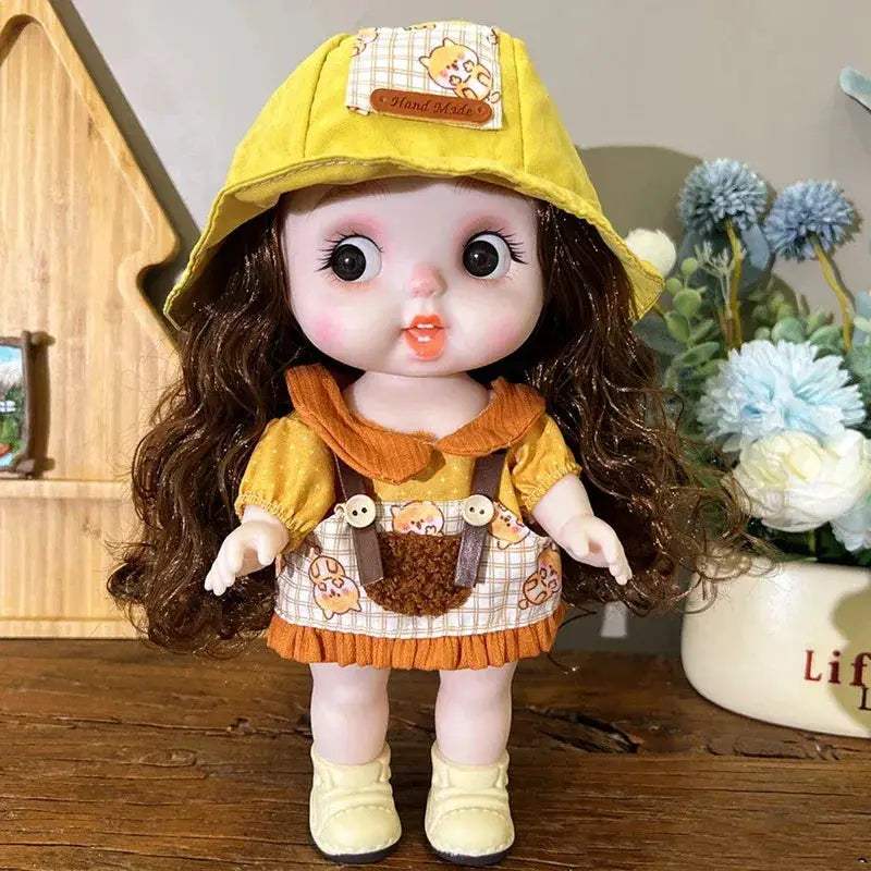 25cm Big Head Baby Doll For Girls Cute Reborn Gift - ToylandEU