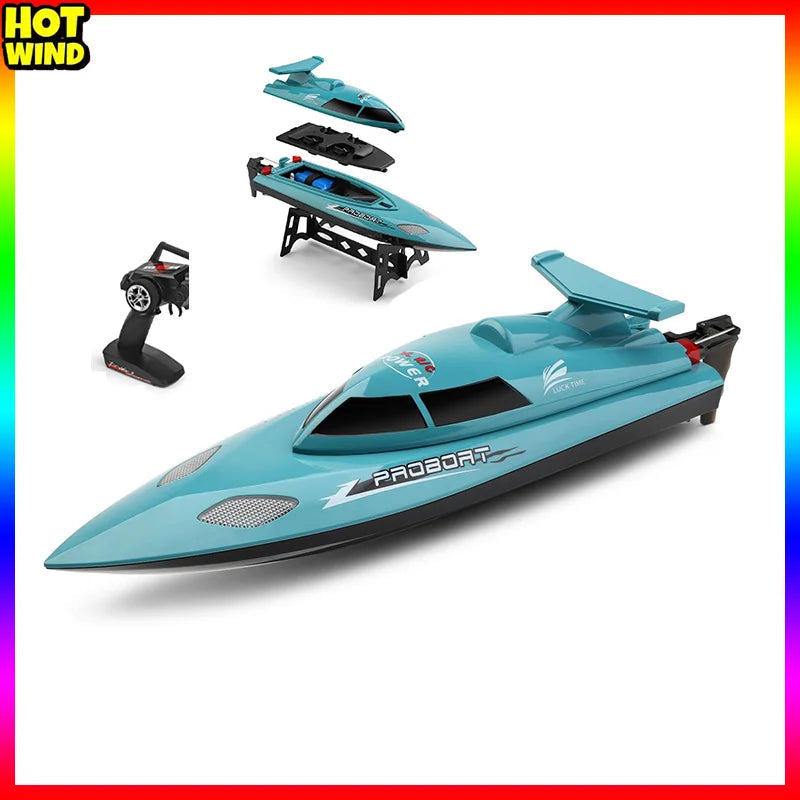 High-Speed Remote Control Ship Model with Water Cooling System - ToylandEU