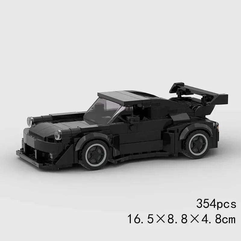 MOC Speed Super Race Car Vehicle Racing Model Building Blocks Bricks Rally Sport Pickup Truck Toy City Technical Christmas gift - ToylandEU