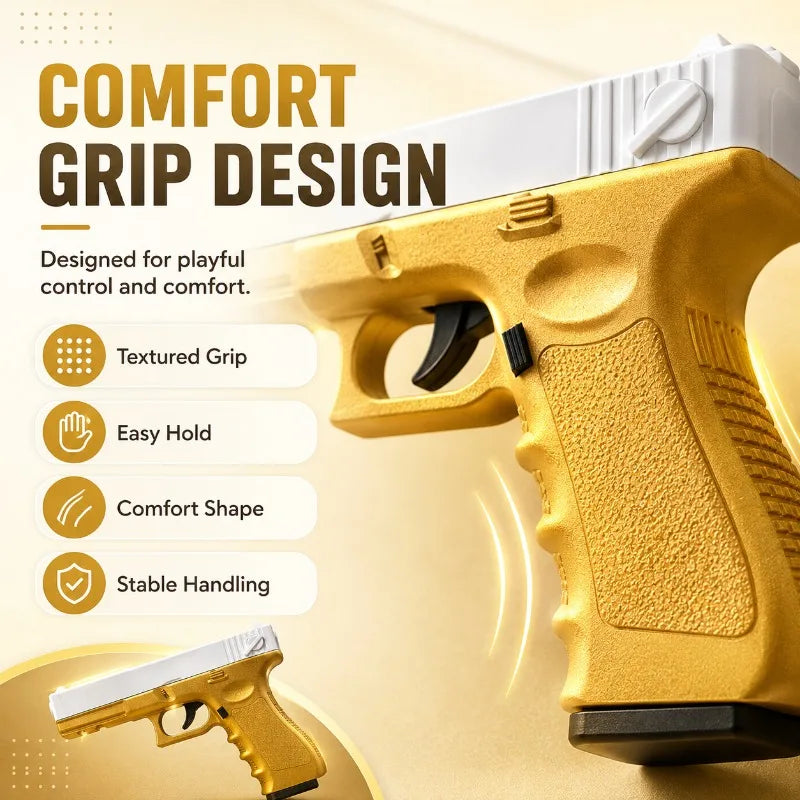 Soft Ball Toy Gun | Multi Purpose Role Playing Prop | 8mm Caliber