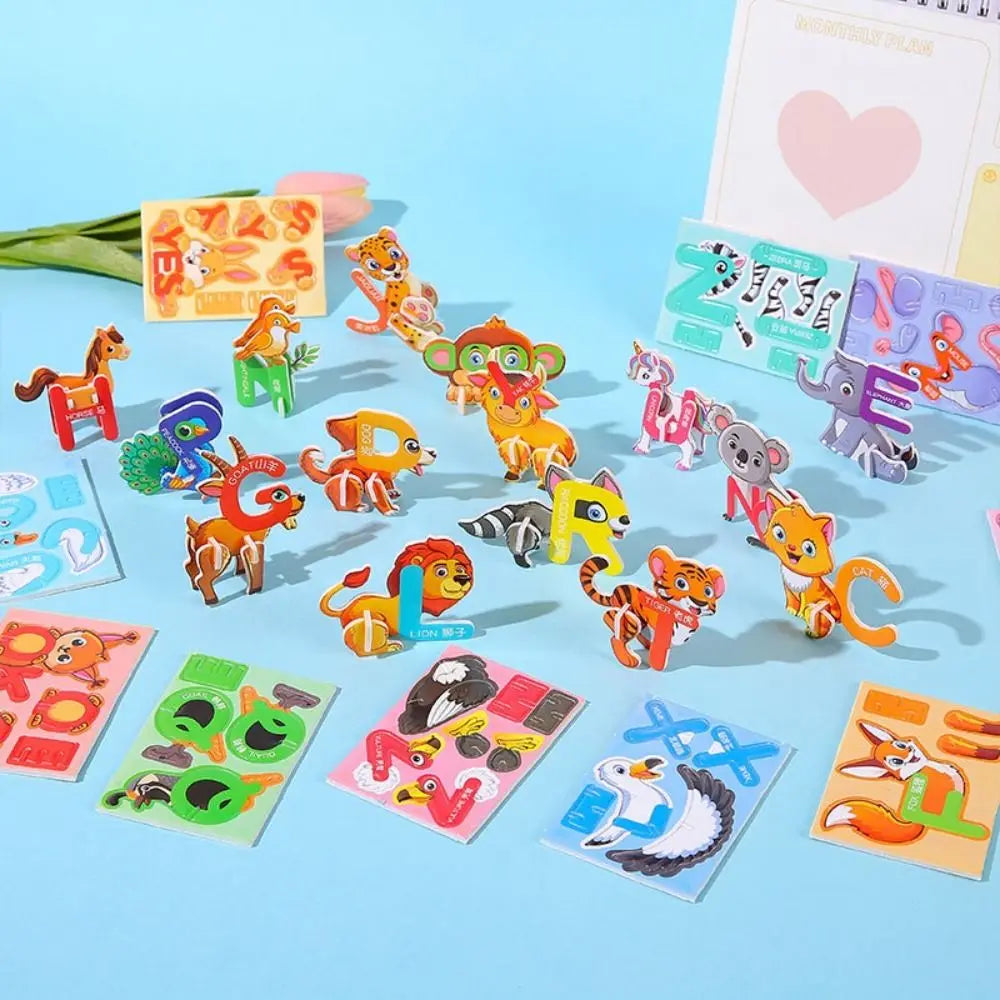 Paper Jigsaw Puzzles | 3D Educational Toy | Early Education | 30 Pieces