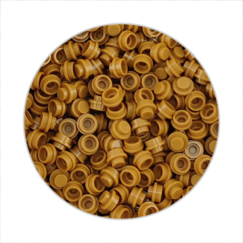 Building Block Plates | 1X1 Round Shape | Lego Compatible | Assorted Pack