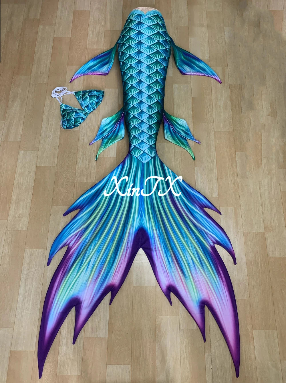 Mermaid Tail Costume | Color Black Pearl | Material Polyester Elastane | Unisex