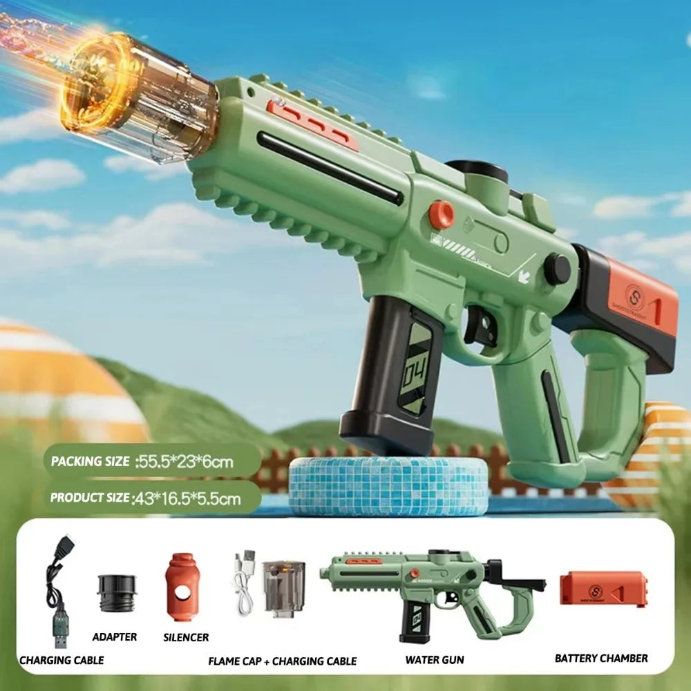 Water Blaster | Full Auto | Lithium Battery | Blue Black Gray