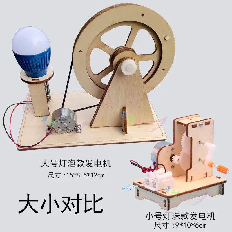 Hand-cranked Generator Handmade Diy Material Package Handmade Toys - ToylandEU