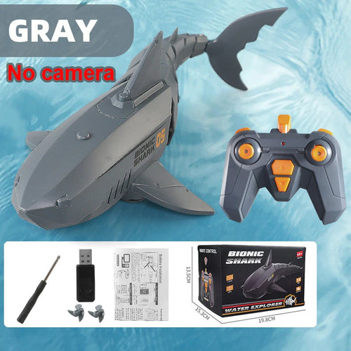 APP 480P camera RC shark boat toy Robot Fish 2.4G radio remote control ToylandEU.com Toyland EU