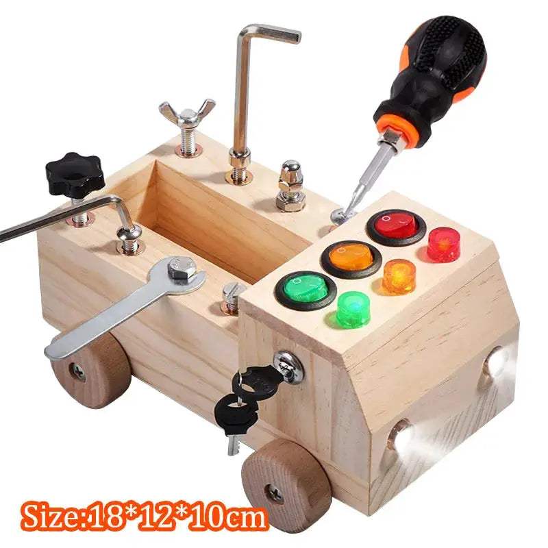 Montessori Busy Board Sensory Educational Toy For Travel - ToylandEU