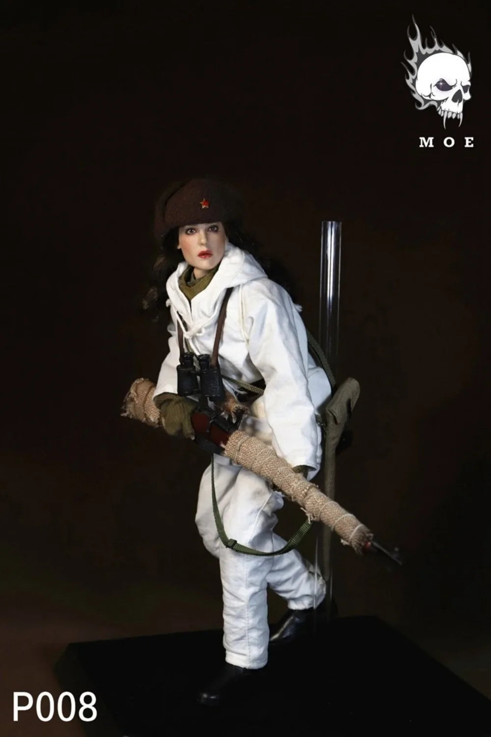 Action Figure | 1/6 Scale | MOETOYS P008 Soviet Snow Sniper | 12-Inch Figures