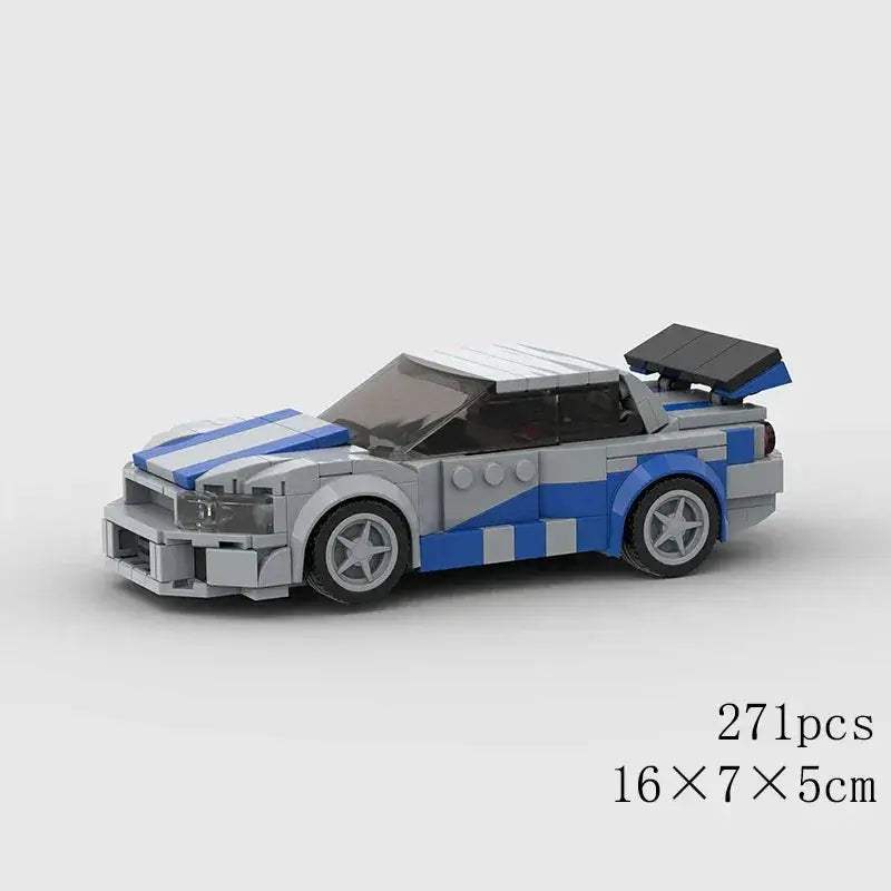 Miata MX5 Realistic Race Car Building Blocks Set For Collectors - ToylandEU