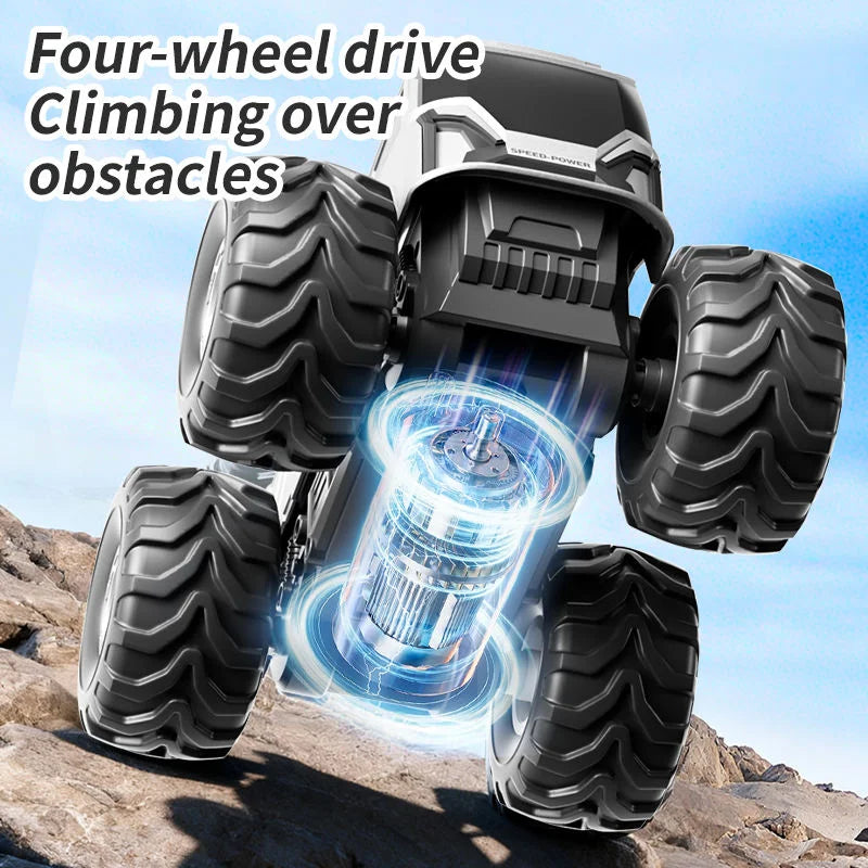RC Car | 2.4GHz Remote | Amphibious 4WD All Terrain | Water Cannon Battle