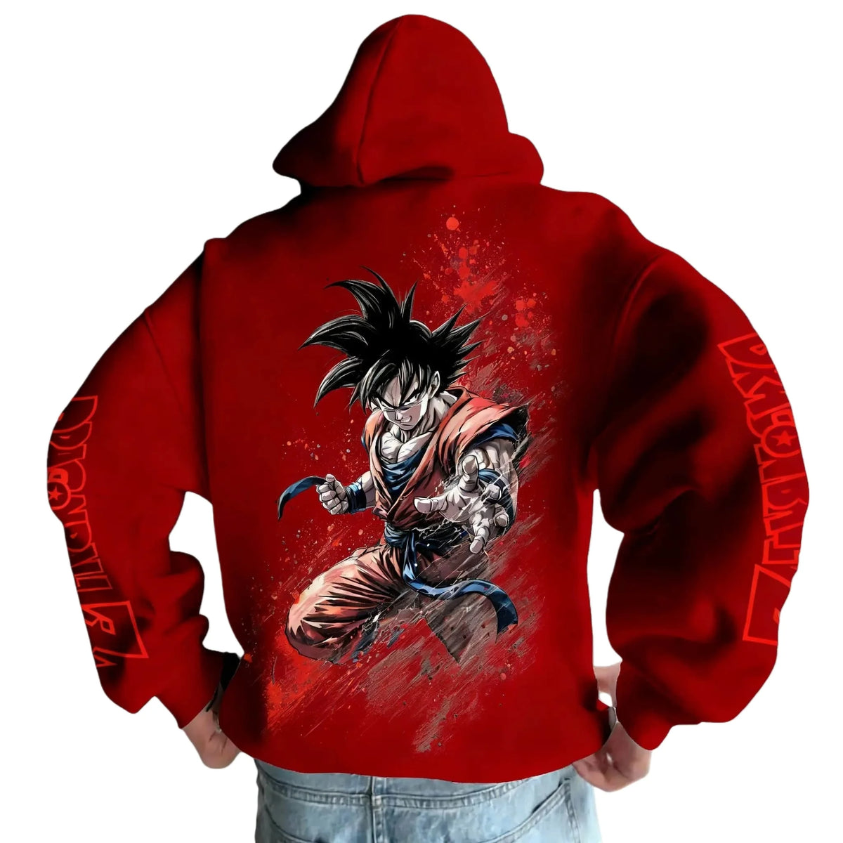 Dragon Ball Hoodie | Pure Cotton Fabric | Relaxed Cut Design | Mens Vintage