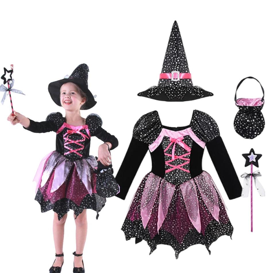 Witch Dress For Girls | Mid Calf | Toylandeu™